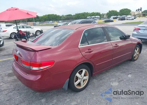 2003 Honda Accord 2.4 Ex из США, поврежденный, VIN JHMCM56653C049304